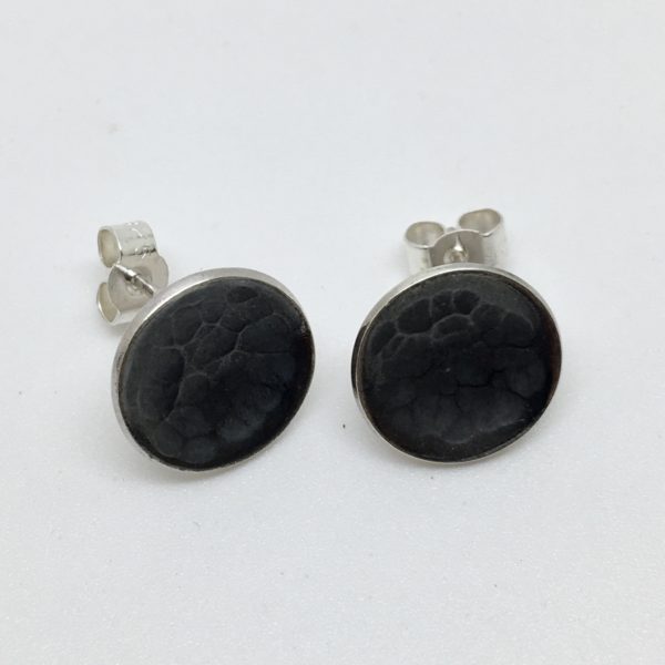 Silver oxidised Stud Earrings